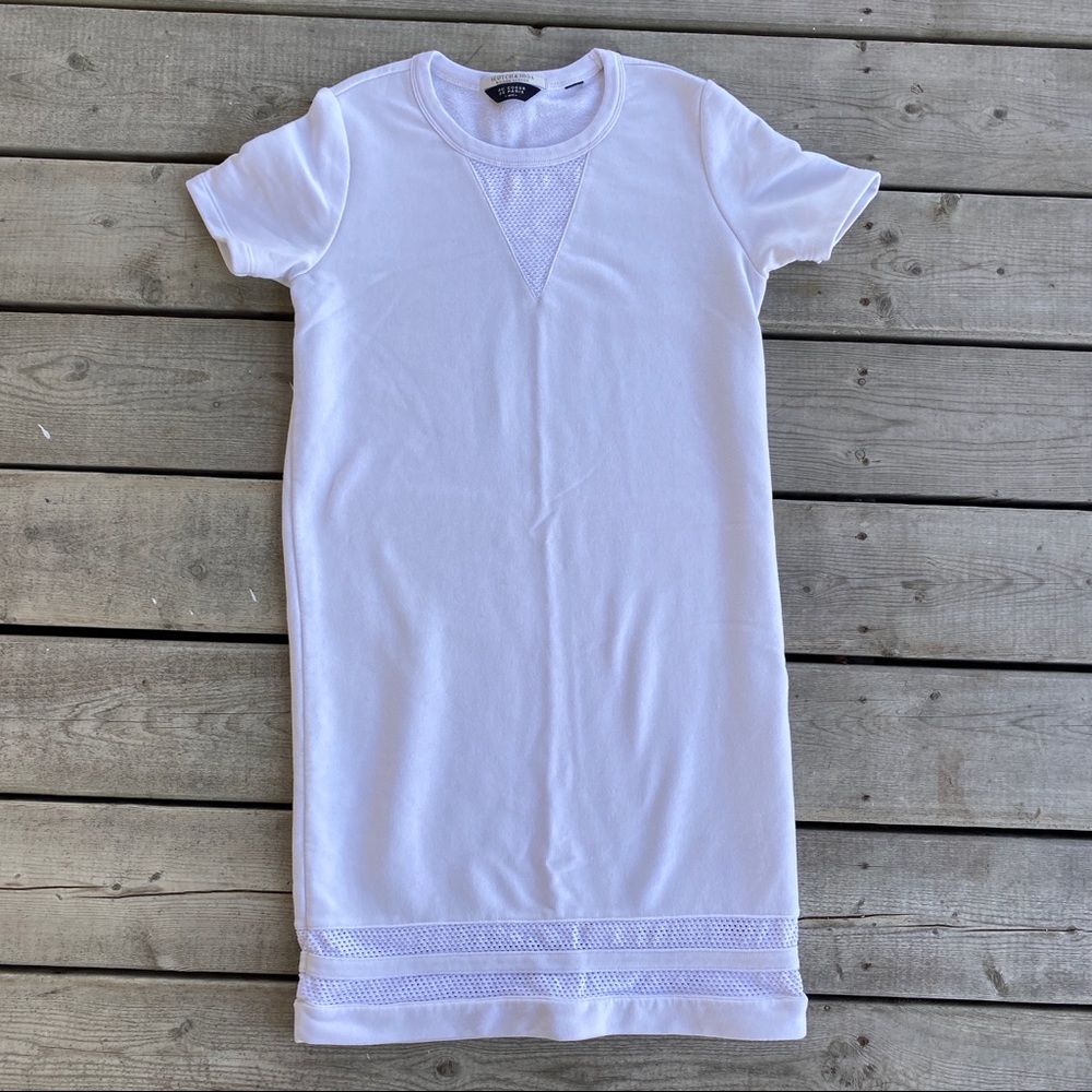 Scotch & Soda White Sweater Dress